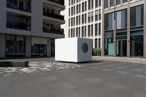 Künstlerische Intervention: Mapping Waidmarkt