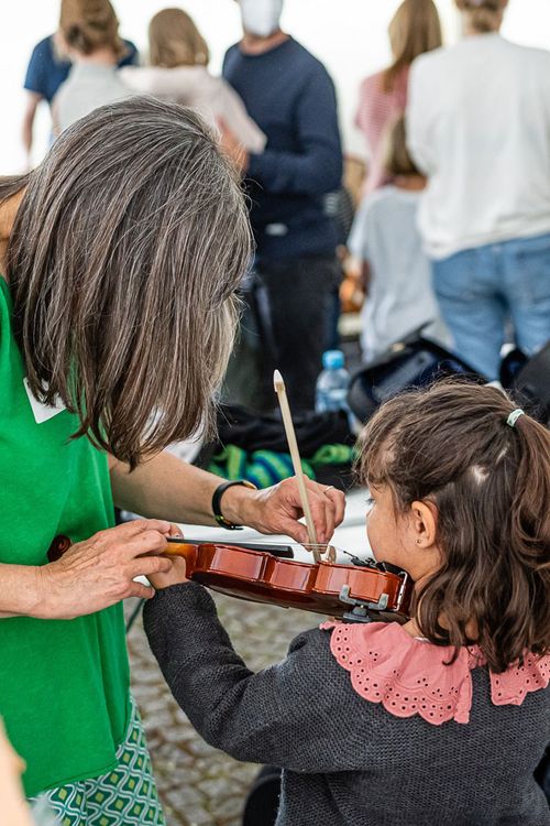 Instrumentenkarussell der Rheinischen Musikschule