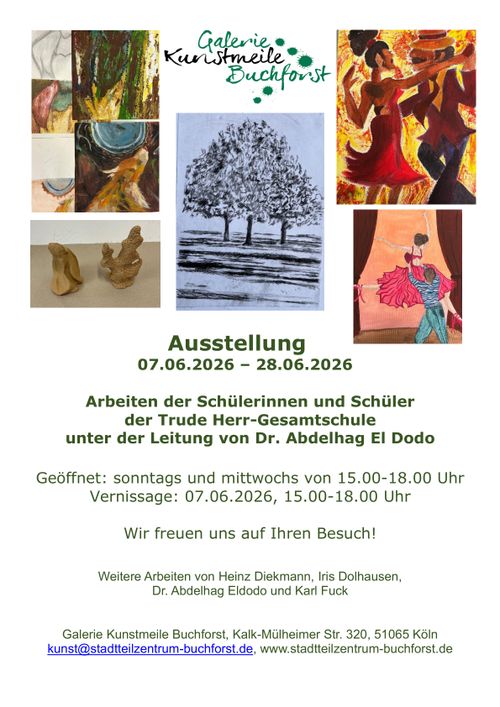 Arbeiten der Schülerinnen und Schüler der Trude Herr-Gesamtschule 