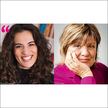 lit.COLOGNE Zwei Seiten – Der Podcast über Bücher. Mit Mona Ameziane und Christine Westermann