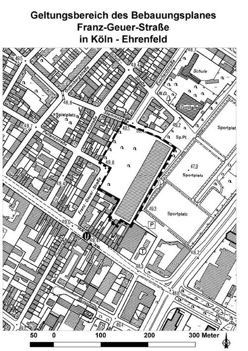 Franz-Geuer-Straße in Köln-Ehrenfeld