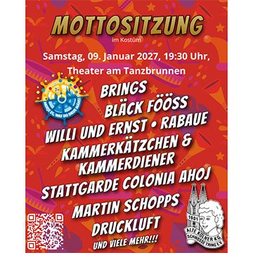 Mottositzung im Kostüm