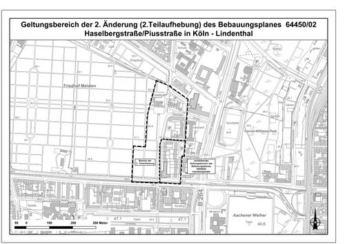 Haselbergstraße/Piusstraße in Köln-Lindenthal