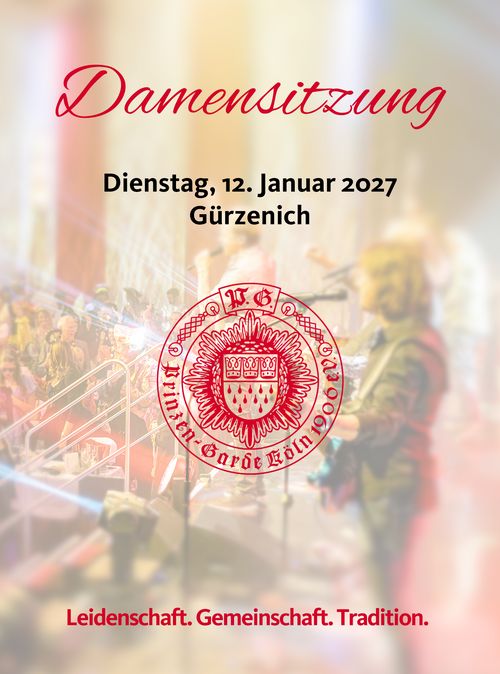 Damensitzung – Prinzen-Garde Köln