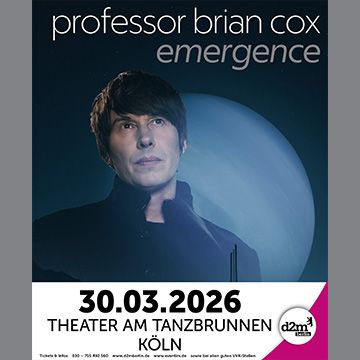 Professor Brian Cox – Emergence – World Tour 2026